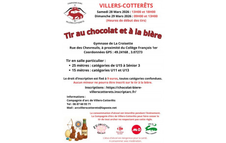 tir au chocolat et à la bière